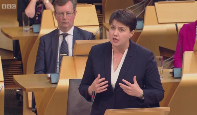 Scottish Conservative leader Ruth Davidson