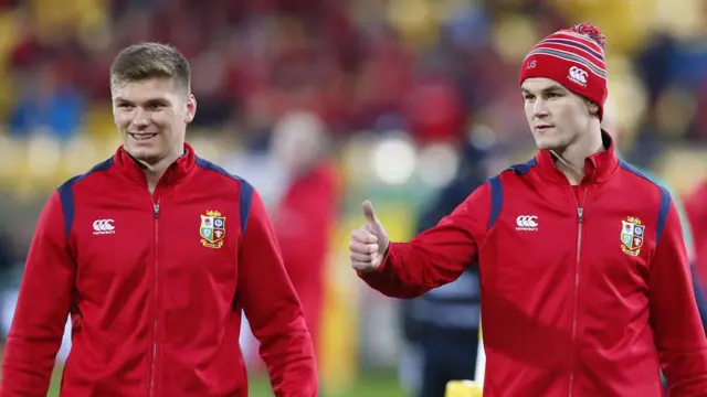 Owen Farrell and Johnny Sexton