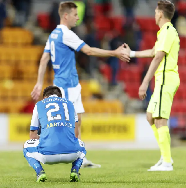 St Johnstone lost 2-1 at home