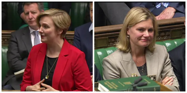 Stella Creasy Justine Greening