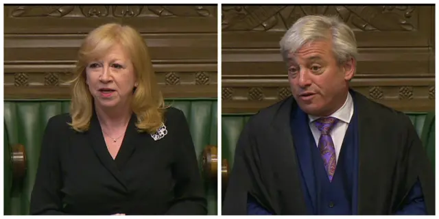 Eleanor Laing and John Bercow