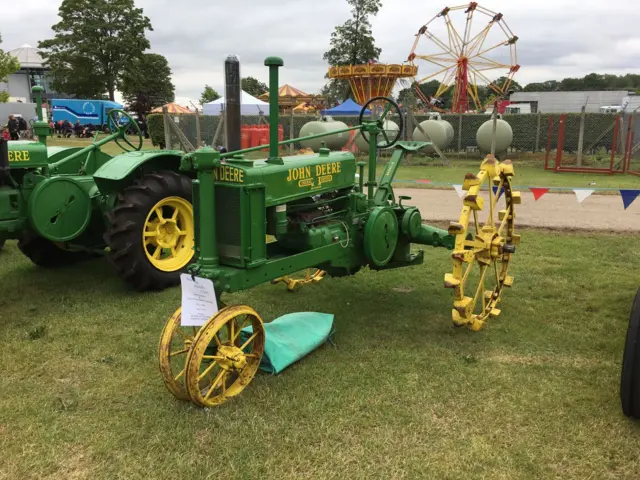 Vintage John Deere three-wheeler