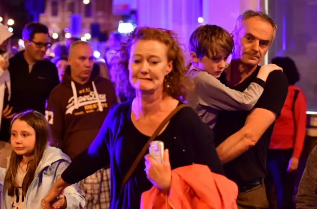 People fleeing the London Bridge area