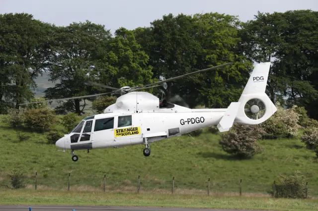 Nicola Sturgeon's helicopter