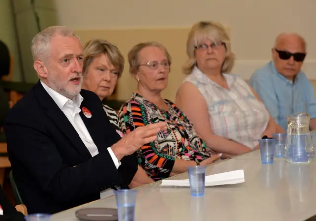 Corbyn and pensioners