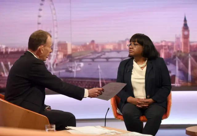 Diane Abbott with Andrew Marr