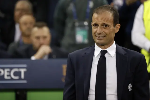 Juventus coach Massimiliano Allegri