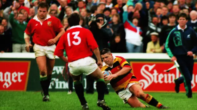 Warren Gatland scores for Waikato