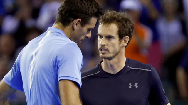 Andy Murray and Juan Martin Del Potro