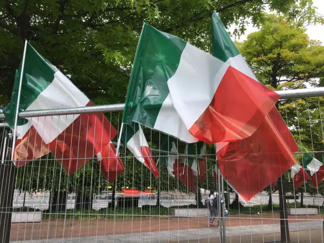 Italian flags