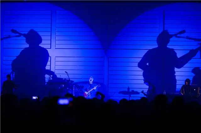 New Order playing a gig