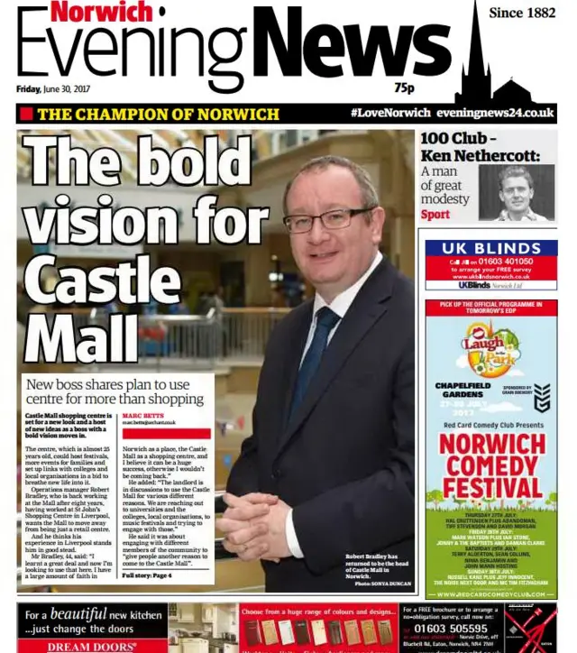 Evening News on 30 June