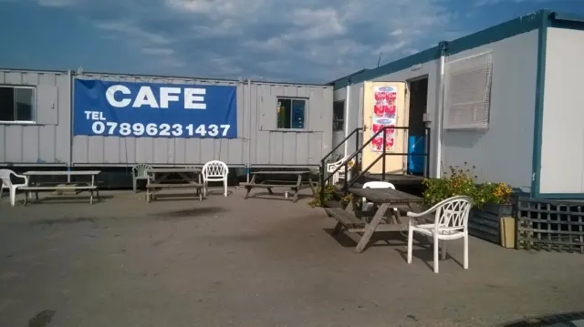 The cafe on Airfield Industrial Estate in Hixon