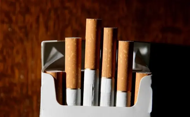 A packet of cigarette