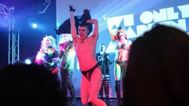 Drunk at Vogue MIF opening party