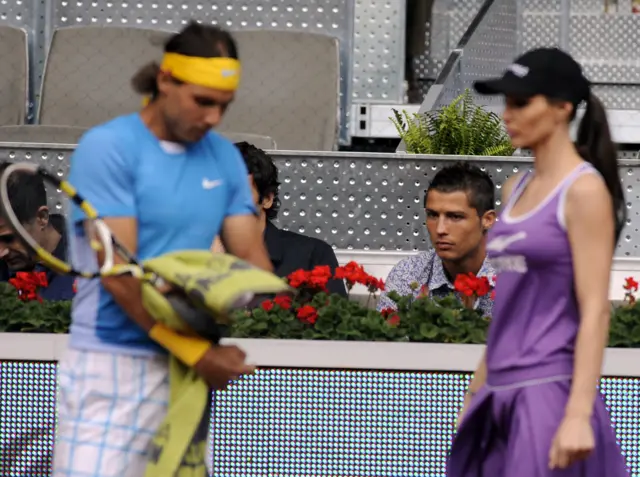 Rafa Nadal and Cristiano Ronaldo