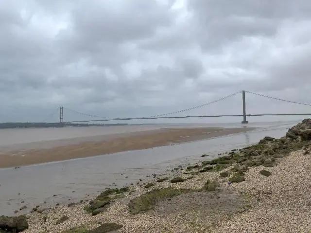 Humber Bridge from Barton-upon-Humber