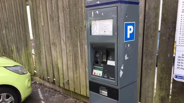 Parking meter in Stoke-on-Trent