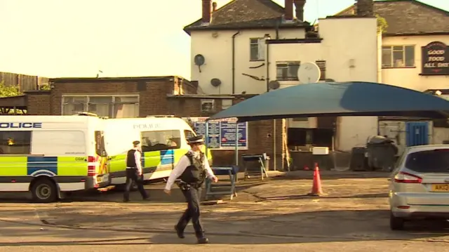 Police search in Dagenham