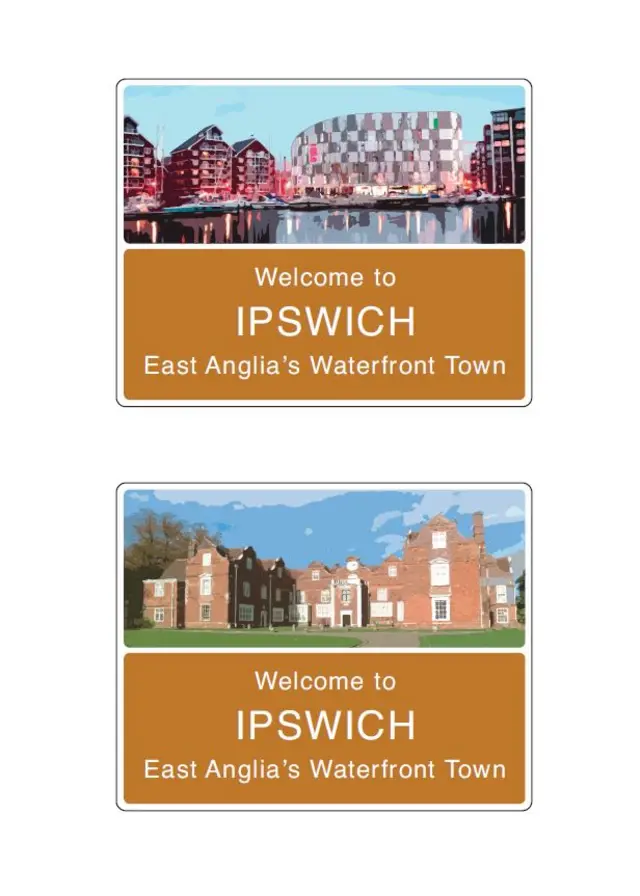 Welcome to Ipswich signs