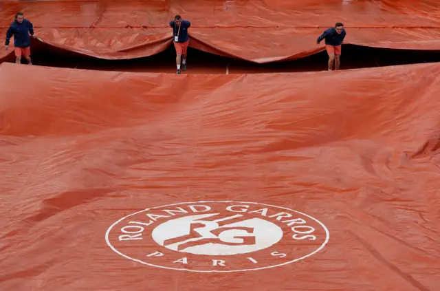 Covers at Roland Garros