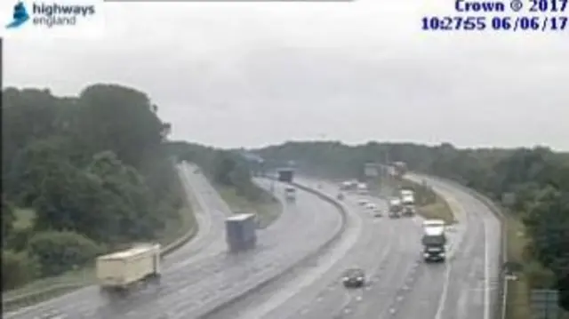 M6 junction 13-12