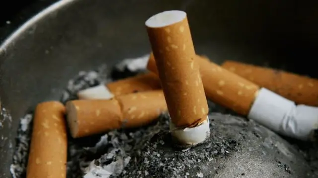 Cigarette stubs