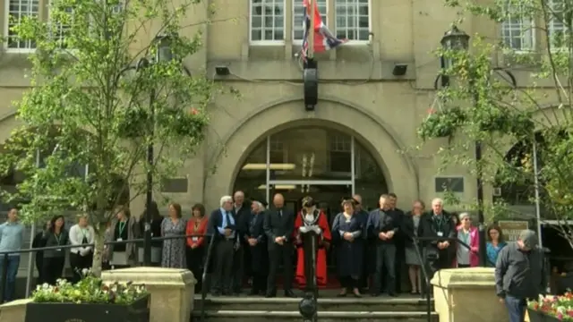 Silence at Chippenham Town Hall