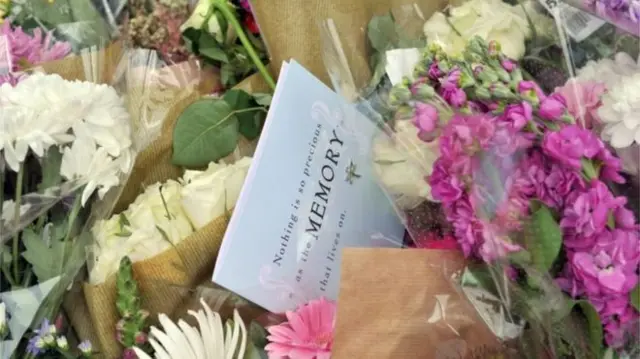 Floral tributes