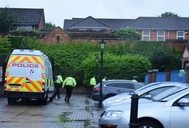 Police raids in Reading