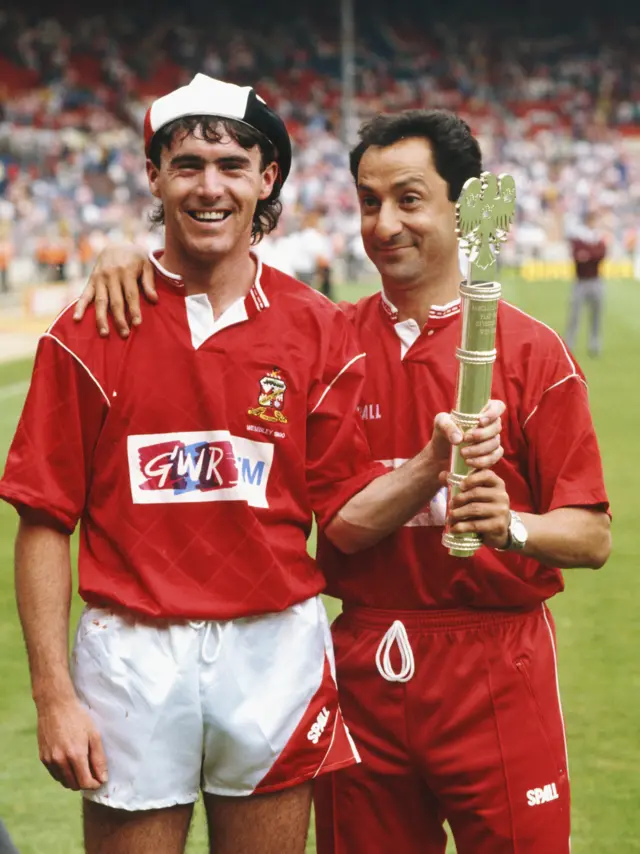 Alan McLoughlin and Ossie Ardiles