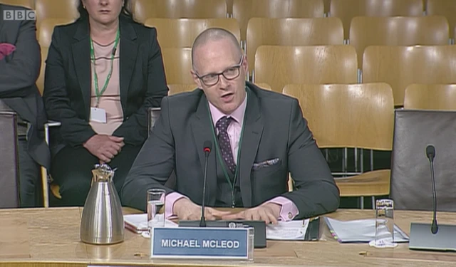 Michael McLeod from the Scottish government