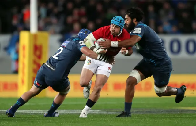 Jack Nowell in action for the Lions