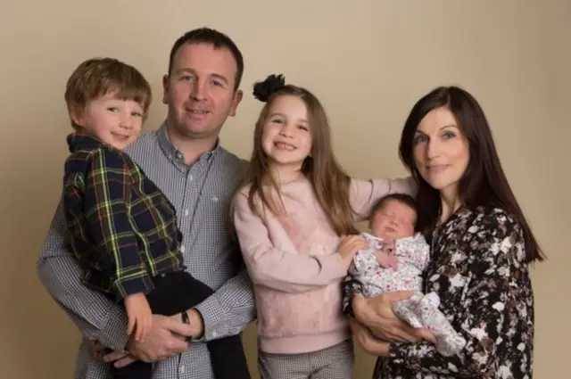 Lisa and Craig Foster with Ruby, Zach and Scarlett