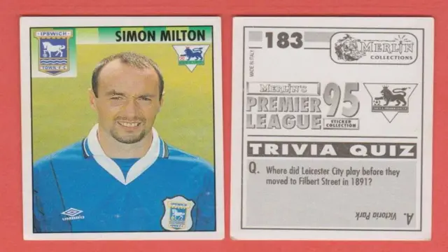 Simon Milton football sticker