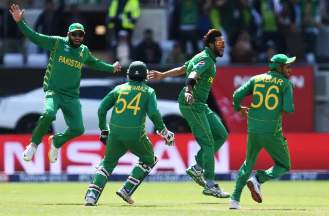 Pakistan celebrate