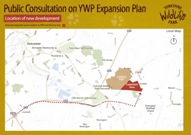 Yorkshire Wildlife Park expansion plan