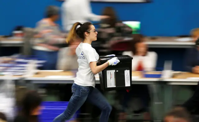 Girl with box