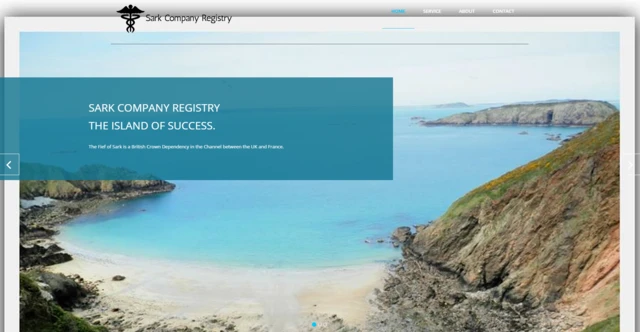 Sark Company Registry website