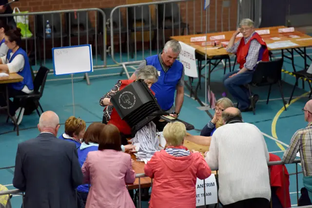 Counting underway in Ballymena