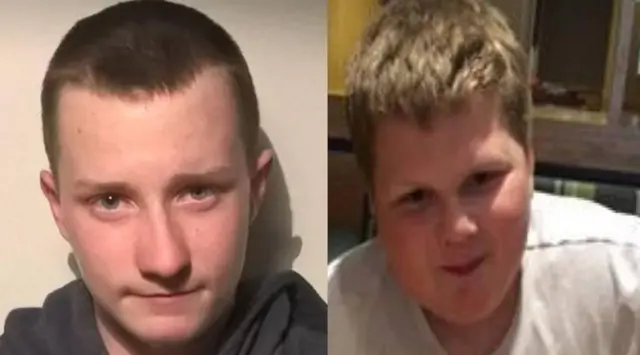 Laiton Kennedy and Michael Cross are missing and believed to be in Yorkshire