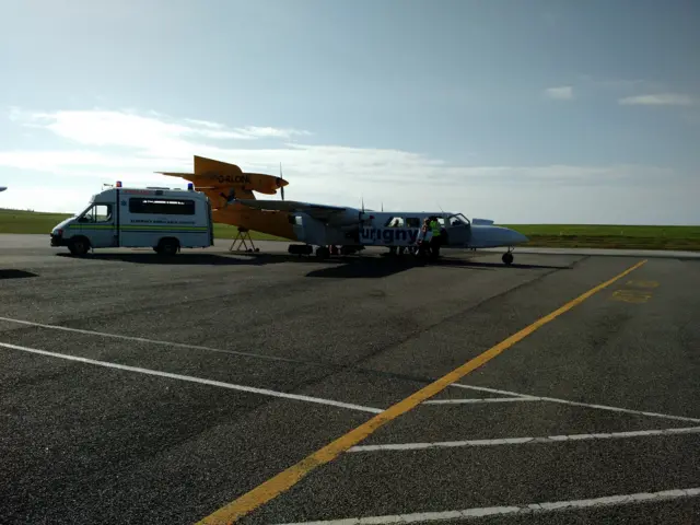 Medical evacuation flight