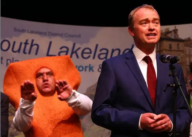 Mr Fishfinger and Tim Farron