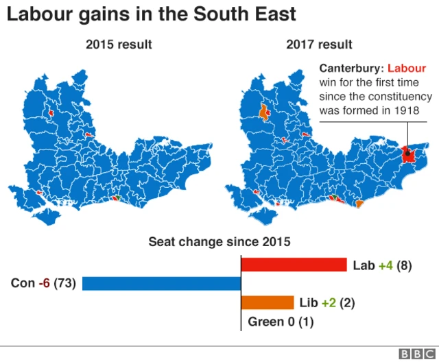 South East map