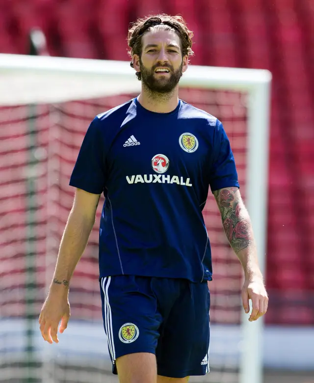 Scotland defender Charlie Mulgrew