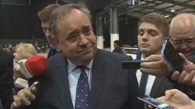 Alex Salmond, the former SNP leader and Scottish first minister, was defeated in Gordon