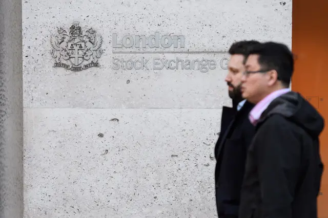 Exterior of the London Stock Exchange