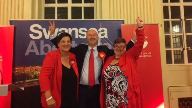 Tonia Antoniazzi, Geraint Davies and Carolyn Harris