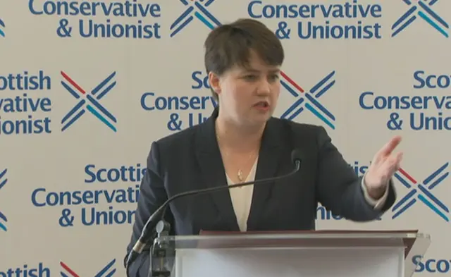 Scottish Conservative leader