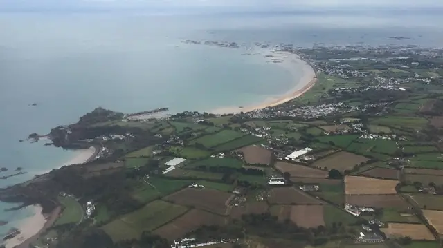Jersey aerial shot